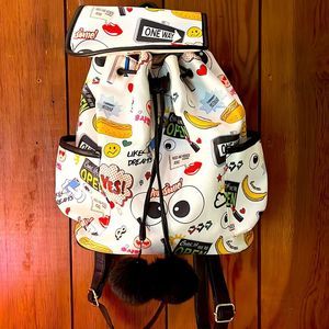 Kawaii Pom-Pom backpack